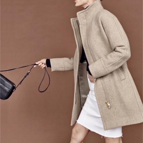 J.Crew wool nello gori Cocoon coat size 000 - Picture 7 of 10